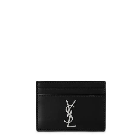 ysl card holder flannels|st laurent card holder.